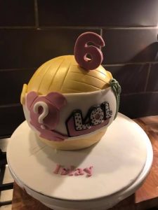 LOL ball cake - gold lol - surprise LOL cake - cake maker birthday cakes celebration cakes - berwick upon tweed