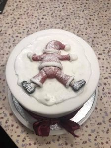 Santa cake - fondant cake topper - cakes for all occasions - cake maker - berwick upon tweed