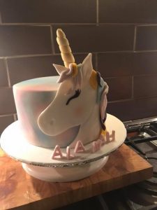 one tier unicorn - multicolour - any occasion cakes - blacks creative cupcakes